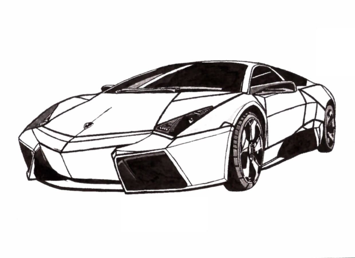 Detail Ausmalbilder Lamborghini Logo Nomer 23