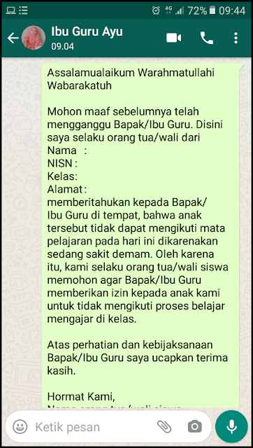 Detail Contoh Surat Izin Sekolah Karena Ada Acara Nomer 57