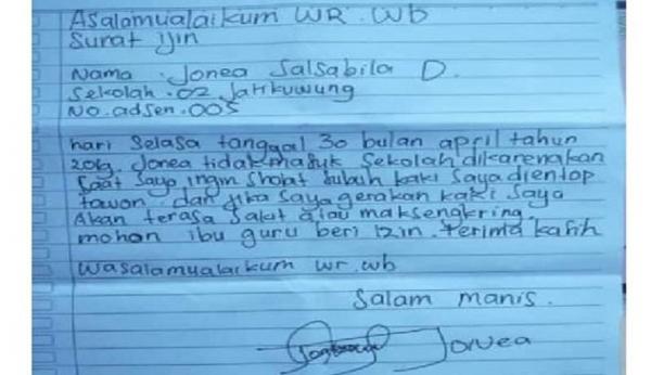 Detail Contoh Surat Izin Sekolah Sd Nomer 23