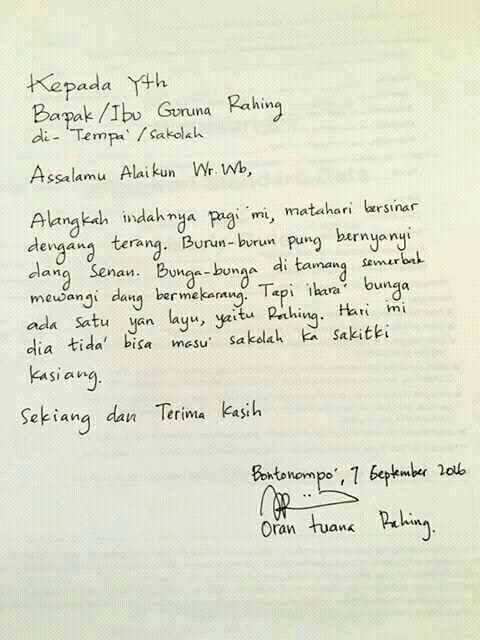 Detail Contoh Surat Izin Tdk Masuk Sekolah Nomer 38