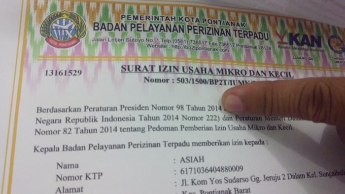 Detail Contoh Surat Izin Usaha Mikro Nomer 21