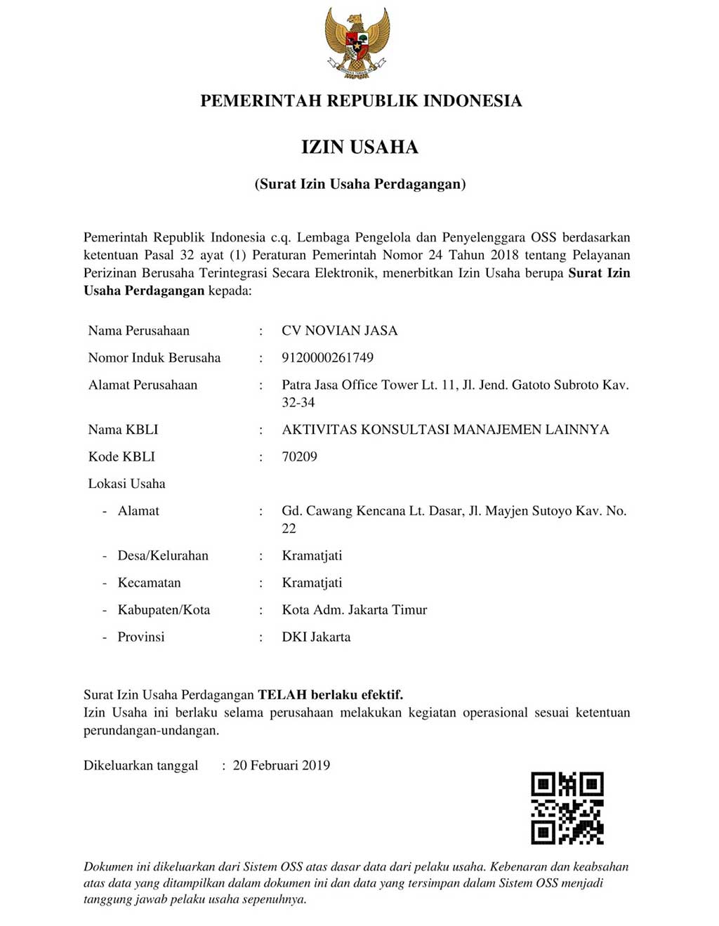 Detail Contoh Surat Izin Usaha Perdagangan Dari Kelurahan Nomer 4