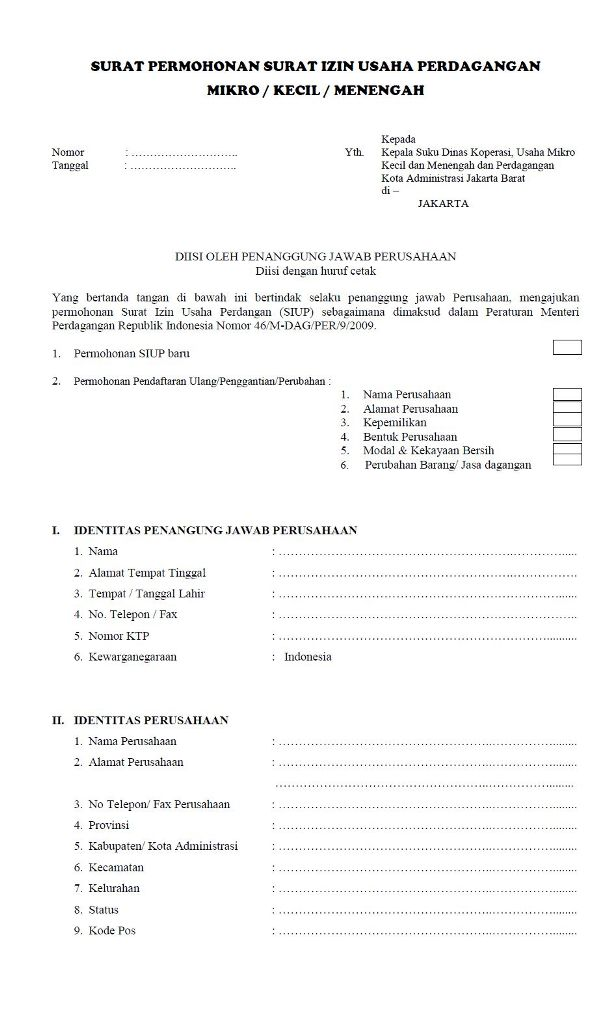 Detail Contoh Surat Izin Usaha Perdagangan Dari Kelurahan Nomer 38