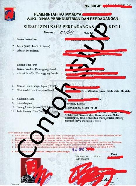 Detail Contoh Surat Izin Usaha Pertamini Nomer 2