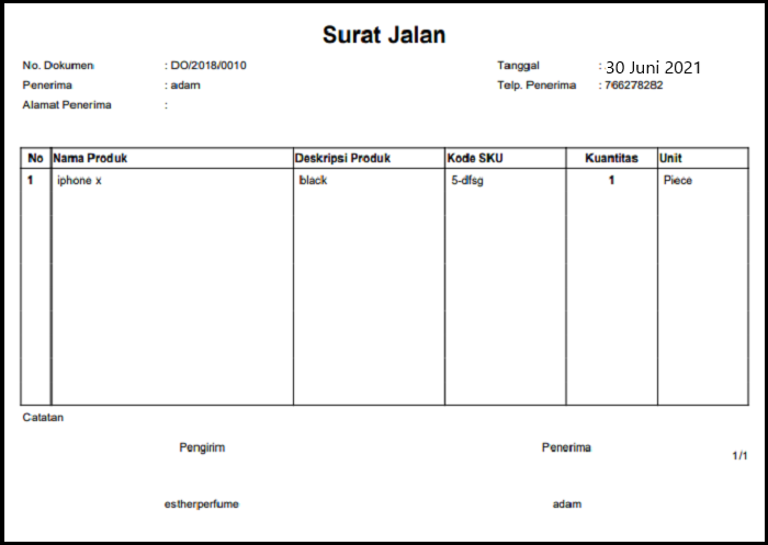 Detail Contoh Surat Jalan Alat Berat Nomer 21