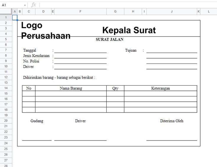 Detail Contoh Surat Jalan Barang Nomer 13