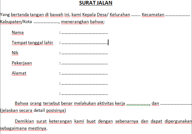 Detail Contoh Surat Jalan Dari Perusahaan Nomer 52