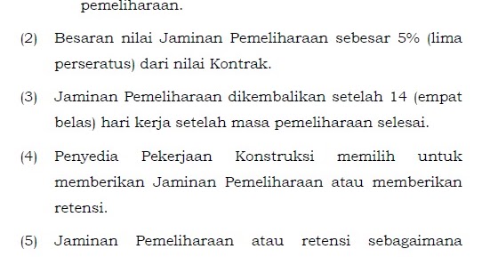 Detail Contoh Surat Jaminan Pemeliharaan Pekerjaan Nomer 11