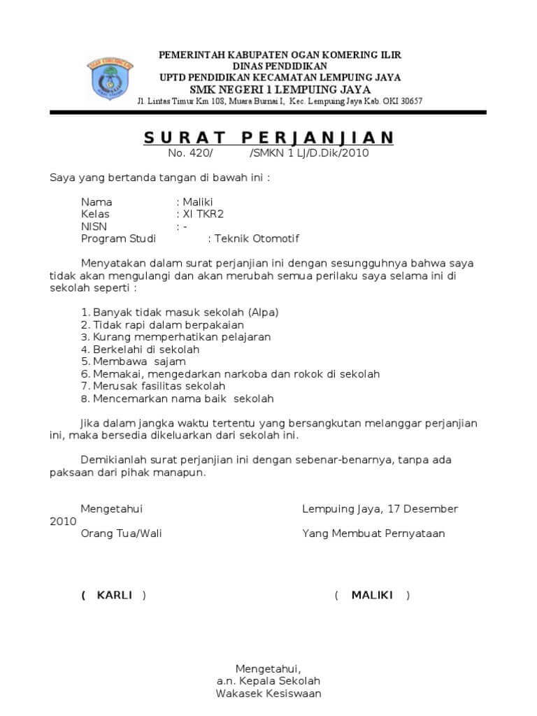 Detail Contoh Surat Janji Temu Nomer 25