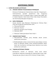 Detail Contoh Surat Justifikasi Nomer 22