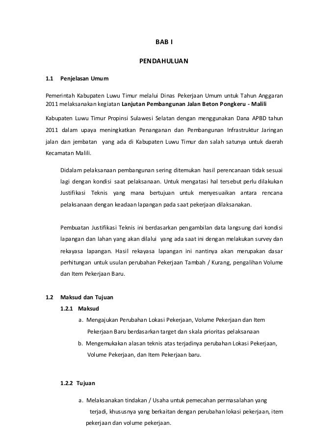 Detail Contoh Surat Justifikasi Nomer 4