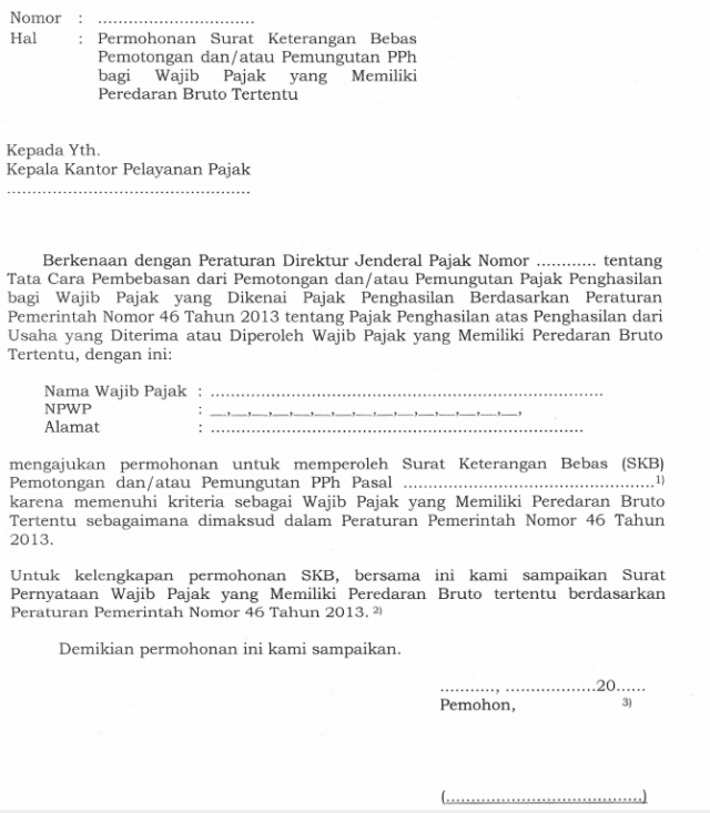 Detail Contoh Surat Ke Kantor Pajak Nomer 5