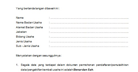 Detail Contoh Surat Keabsahan Data Nomer 26