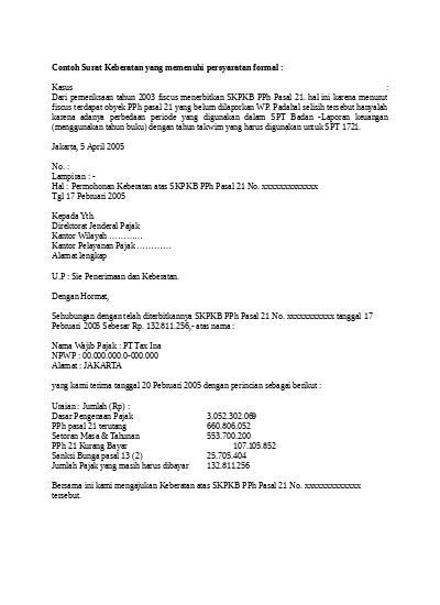 Detail Contoh Surat Keberatan Hukuman Disiplin Pns Nomer 39