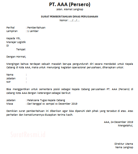 Detail Contoh Surat Kegiatan Nomer 43