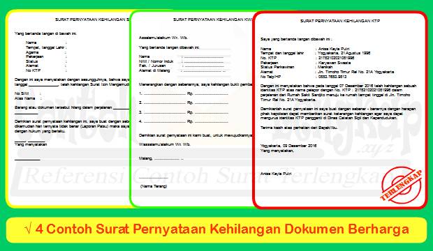 Detail Contoh Surat Kehilangan Barang Nomer 34