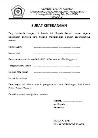 Detail Contoh Surat Kehilangan Dari Kepolisian Nomer 42