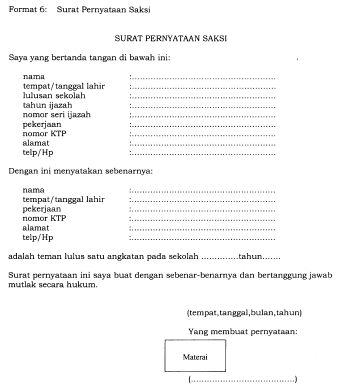 Detail Contoh Surat Kehilangan Ijazah Nomer 42