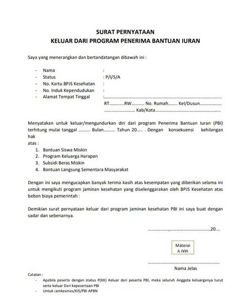 Detail Contoh Surat Kehilangan Kartu Bpjs Nomer 23