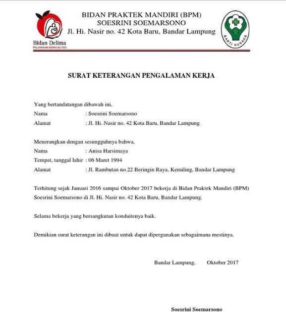 Detail Contoh Surat Kelahiran Nomer 44