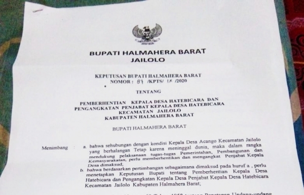 Detail Contoh Surat Keputusan Kepala Desa Nomer 47