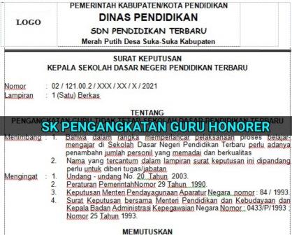 Detail Contoh Surat Keputusan Pengangkatan Jabatan Nomer 35