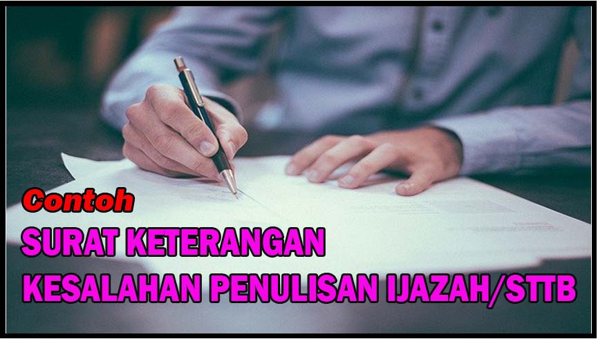 Detail Contoh Surat Kesalahan Penulisan Ijazah Nomer 34