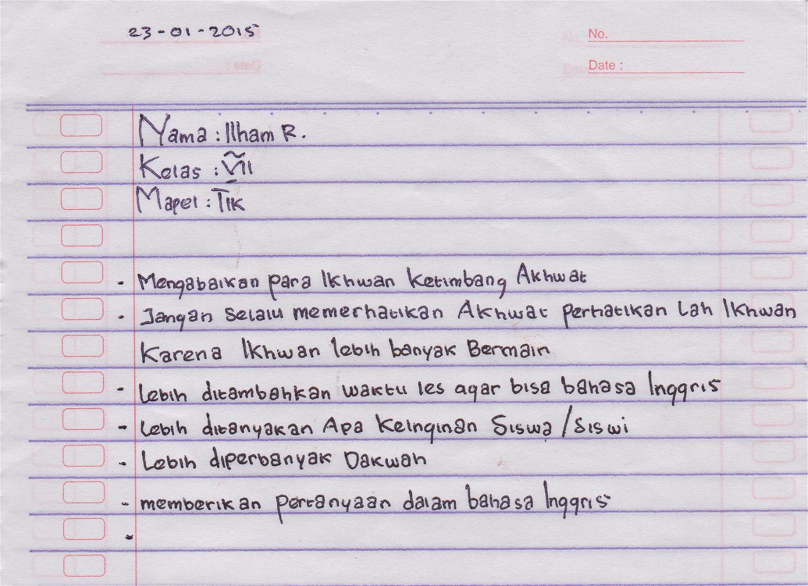 Detail Contoh Surat Kesan Dan Pesan Untuk Kakak Osis Nomer 3