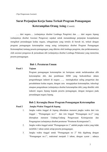 Detail Contoh Surat Kesepakatan Bersama Antara Perusahaan Dengan Karyawan Nomer 51