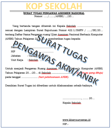 Detail Contoh Surat Kesiapan Unbk Nomer 53