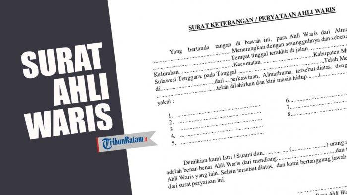 Detail Contoh Surat Keterangan Ahli Waris Dari Kelurahan Nomer 55