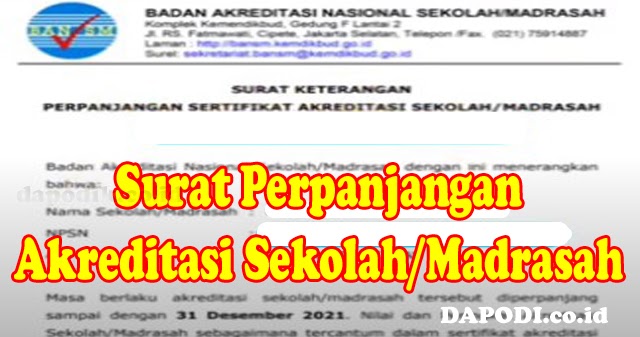 Detail Contoh Surat Keterangan Akreditasi Nomer 39