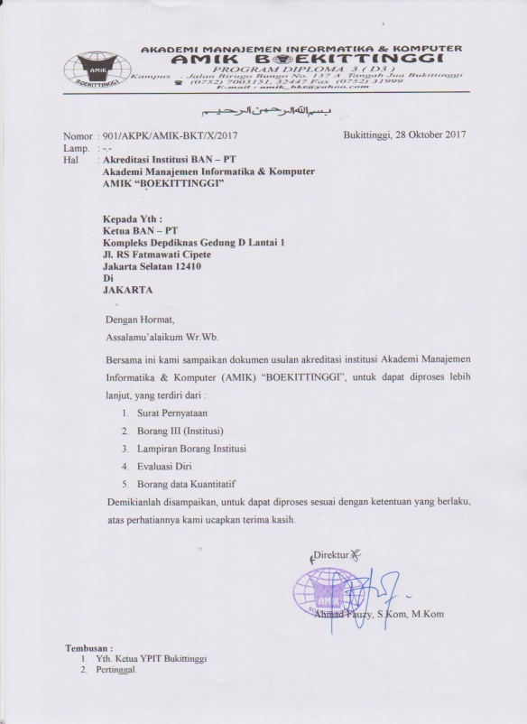 Detail Contoh Surat Keterangan Akreditasi Kampus Nomer 9