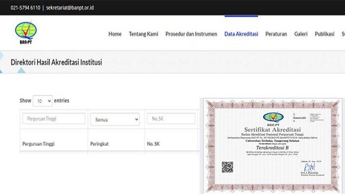 Detail Contoh Surat Keterangan Akreditasi Kampus Nomer 28