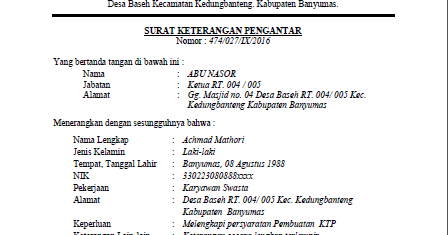 Detail Contoh Surat Keterangan Banjir Dari Kelurahan Nomer 19