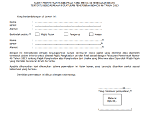 Detail Contoh Surat Keterangan Bebas Pajak Nomer 45