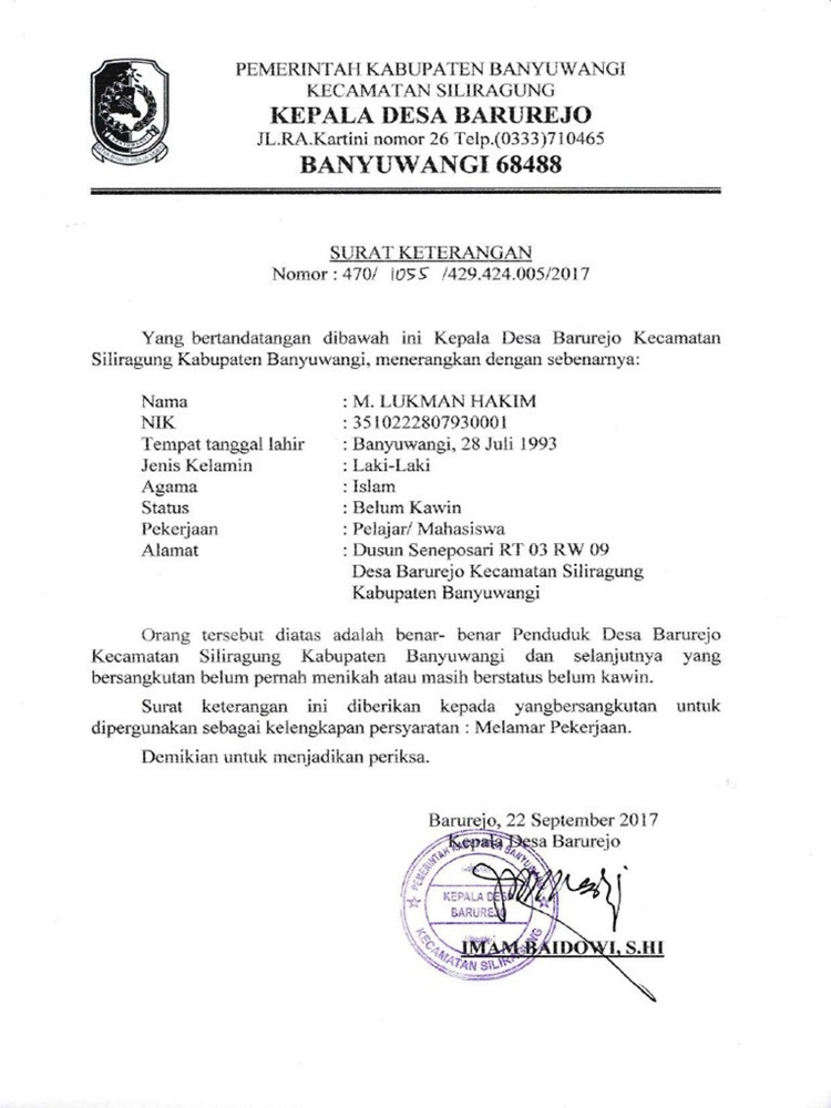 Detail Contoh Surat Keterangan Belum Punya Rumah Nomer 39