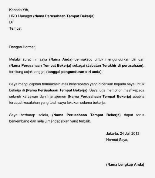 Detail Contoh Surat Keterangan Berhenti Kerja Dari Perusahaan Nomer 22