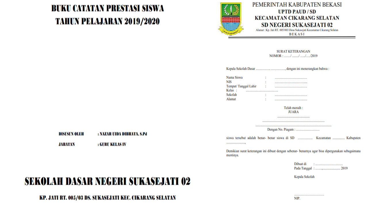 Detail Contoh Surat Keterangan Berprestasi Nomer 19