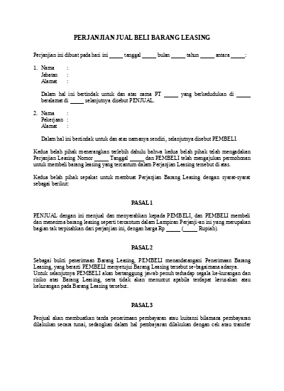 Detail Contoh Surat Keterangan Bpkb Masih Di Leasing Nomer 41