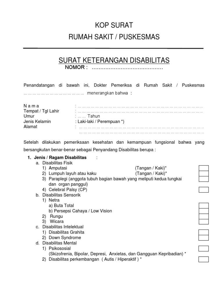 Detail Contoh Surat Keterangan Dari Dokter Nomer 20