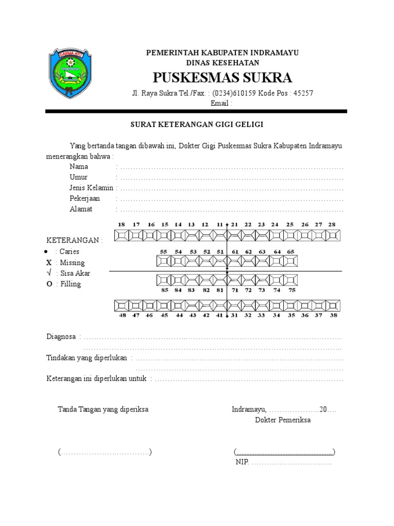 Detail Contoh Surat Keterangan Dari Dokter Nomer 55