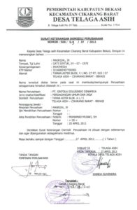 Detail Contoh Surat Keterangan Domisili Cv Nomer 53