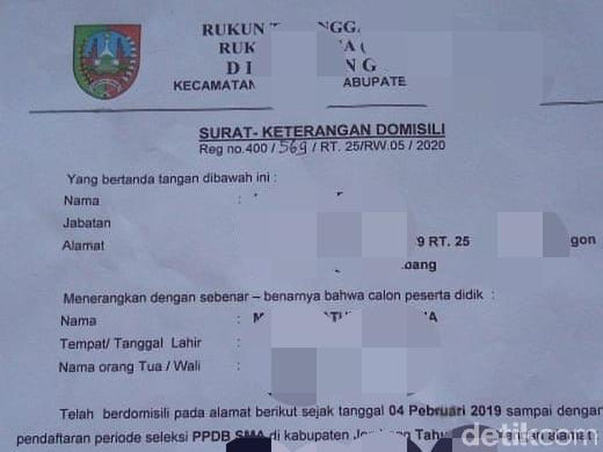 Detail Contoh Surat Keterangan Domisili Dari Rt Nomer 51