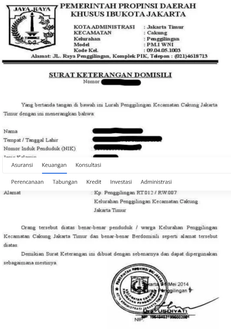Detail Contoh Surat Keterangan Domisili Rt Nomer 34