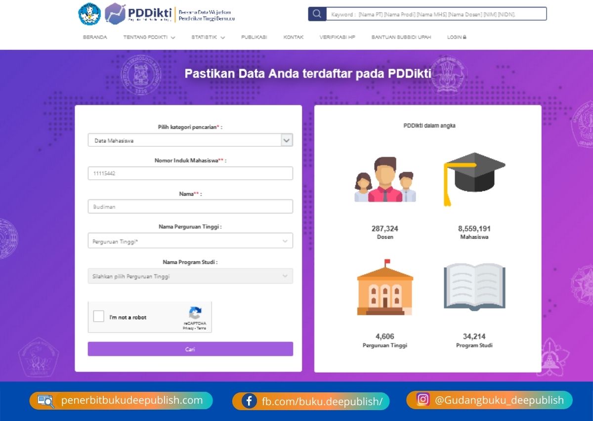 Detail Contoh Surat Keterangan Forlap Dikti Nomer 16