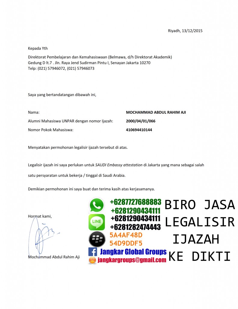 Detail Contoh Surat Keterangan Forlap Dikti Nomer 25