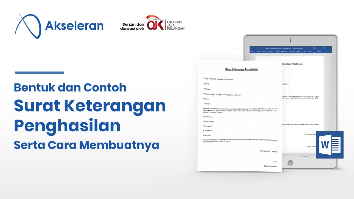 Detail Contoh Surat Keterangan Gaji Nomer 56