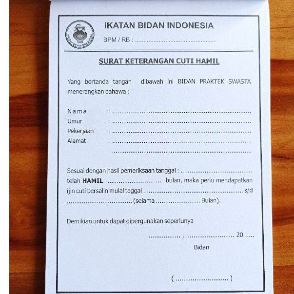 Detail Contoh Surat Keterangan Hamil Dari Bidan Nomer 22