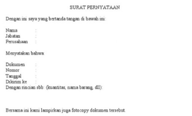 Detail Contoh Surat Keterangan Ijazah Hilang Nomer 27